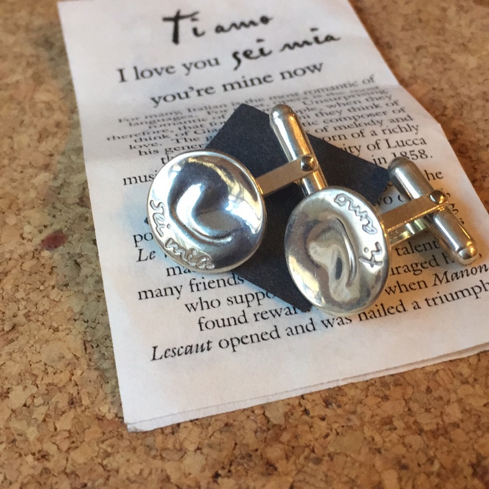 Ti Amo Men’s Silver Cuffing